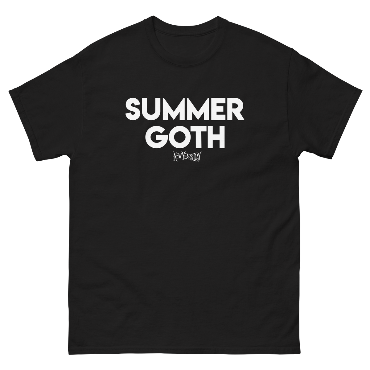 Gotj Merch Official New Years Day Store - Summer Goth Tee – New Year's Day ...